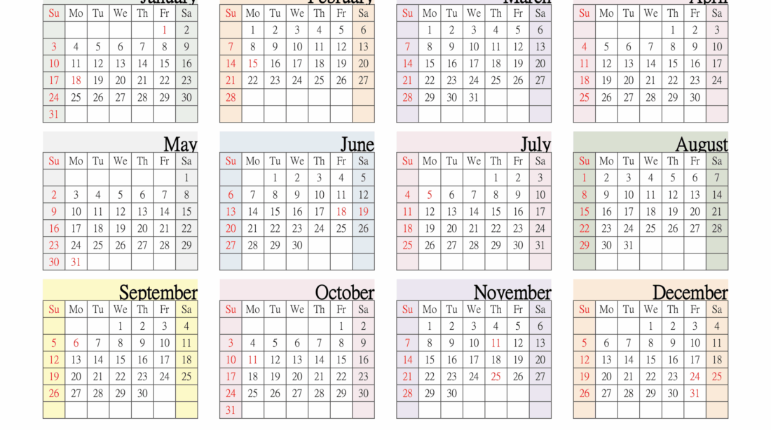 2027 Calendar Printable