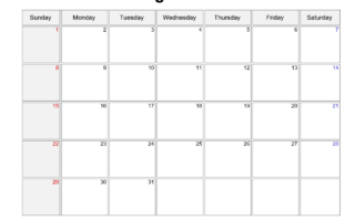 August 2027 Calendar